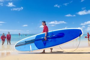 Stand Up paddling with travel2change