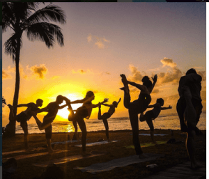 Sunset Yoga in Honolulu