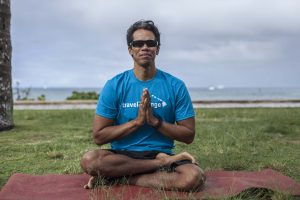Volunteer with travel2change and experience a great yoga session for free.